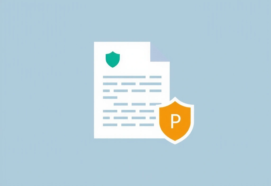 Privacy policy document icon